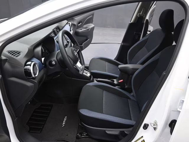 2025 Aspen White Tricoat Nissan Versa 1.6 SV FWD Sedan