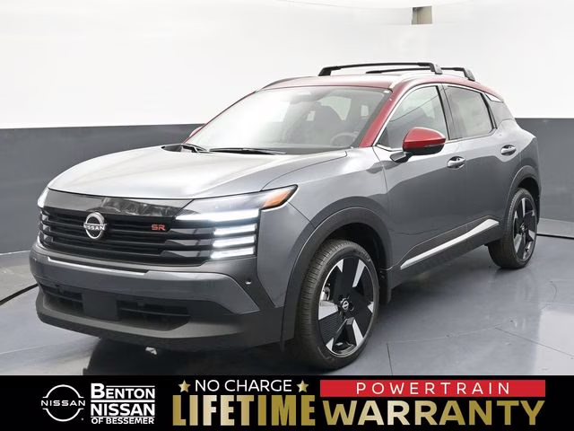 2026 Gun Metallic/Scarlet Ember Tintcoat Nissan Kicks SR FWD SUV