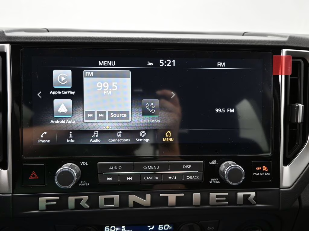 2026 Glacier White Nissan Frontier SV RWD Truck