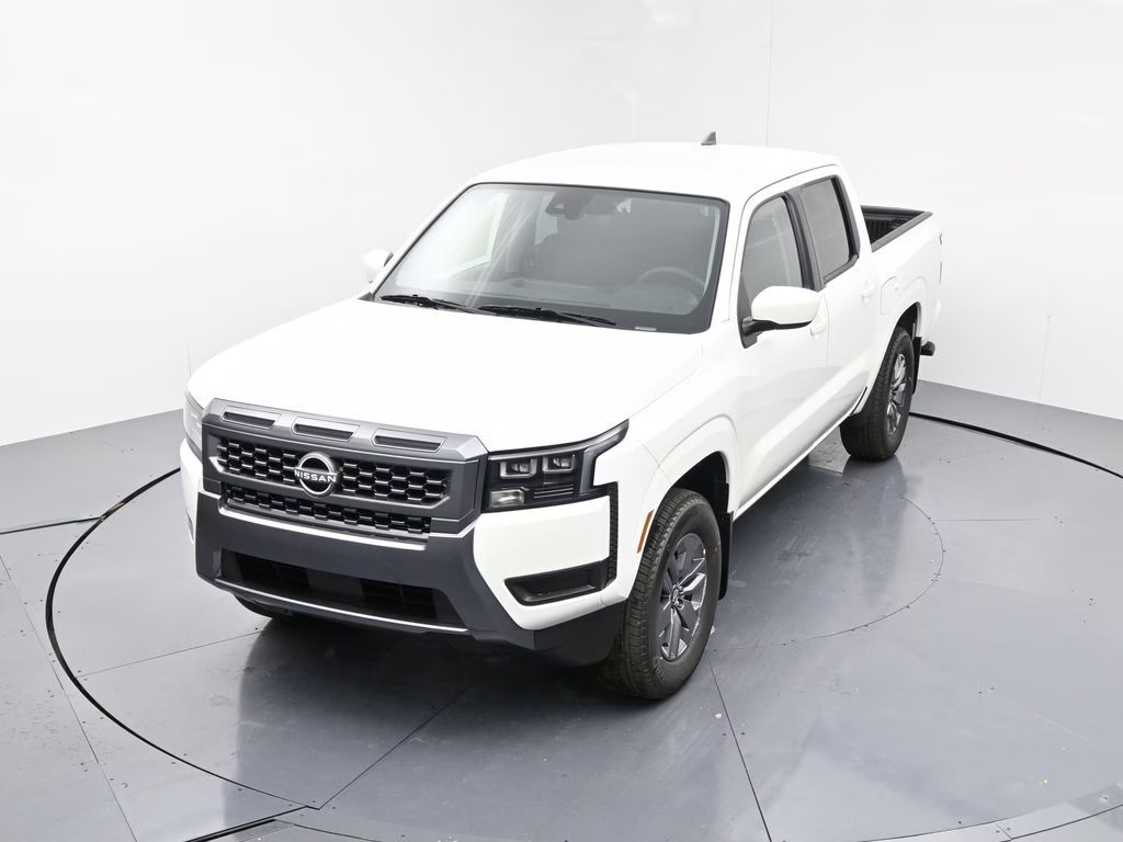2026 Glacier White Nissan Frontier SV RWD Truck
