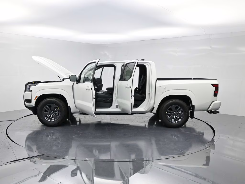 2026 Glacier White Nissan Frontier SV RWD Truck