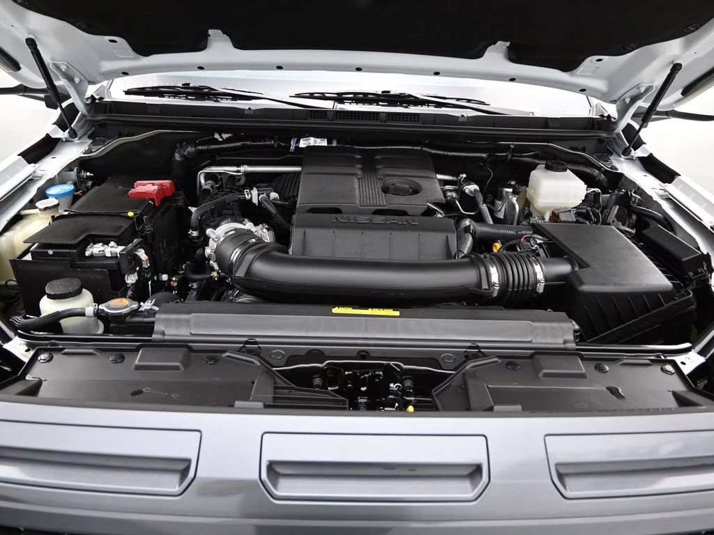 2026 Glacier White Nissan Frontier SV RWD Truck