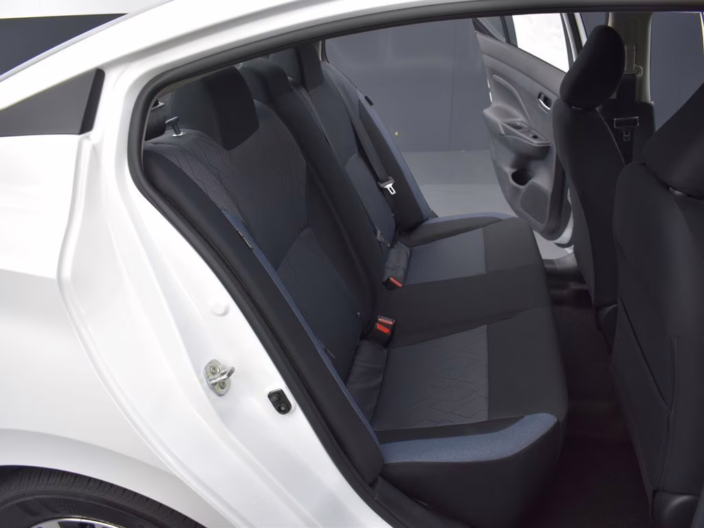 2025 Aspen White Tricoat Nissan Versa 1.6 SV FWD Sedan