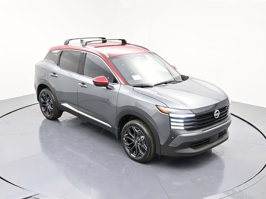 2026 Gun Metallic/Scarlet Ember Tintcoat Nissan Kicks SR FWD SUV