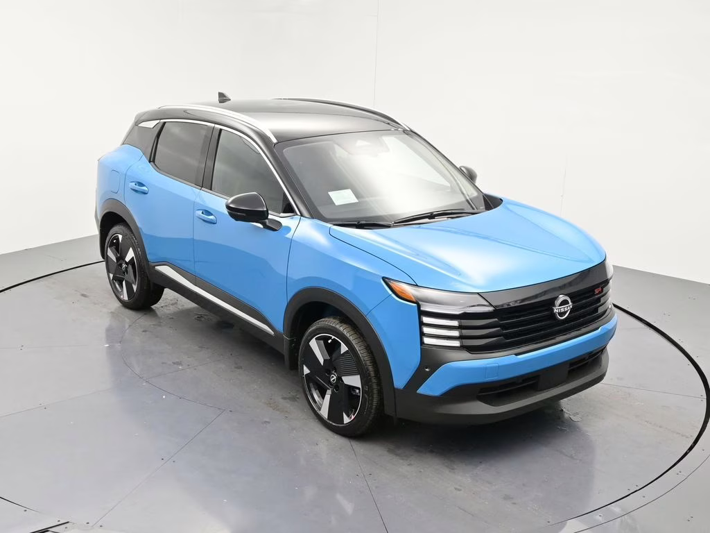2026 Arctic Ice Blue/Black Nissan Kicks SR FWD SUV