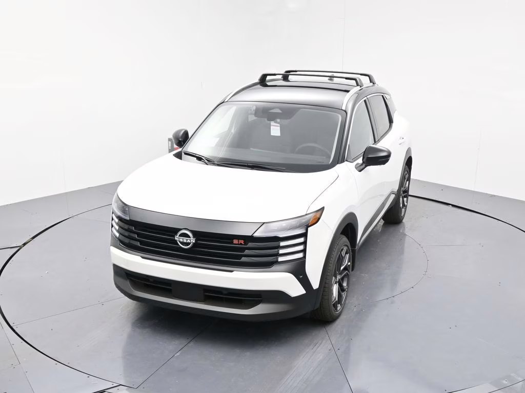 2026 Aspen White/Super Black Nissan Kicks SR FWD SUV