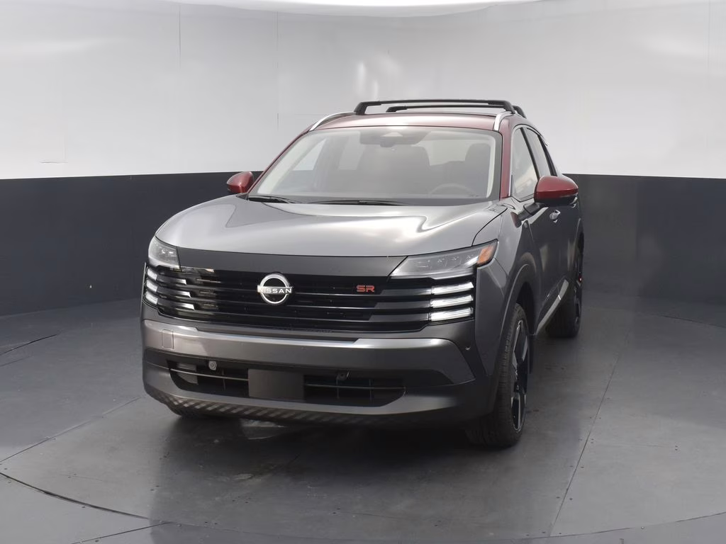 2026 Gun Metallic/Scarlet Ember Tintcoat Nissan Kicks SR FWD SUV