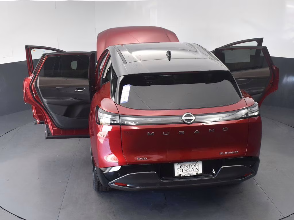 2025 Scarlet Ember Tintcoat/Super Black Nissan Murano Platinum AWD SUV