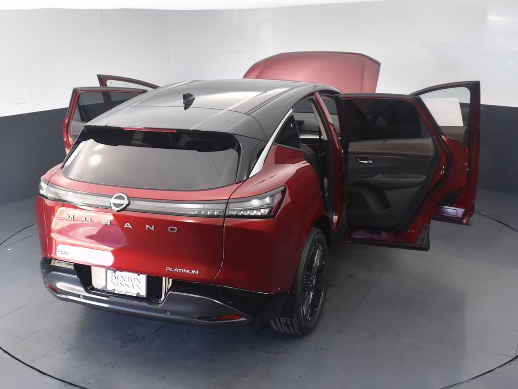 2025 Scarlet Ember Tintcoat/Super Black Nissan Murano Platinum AWD SUV