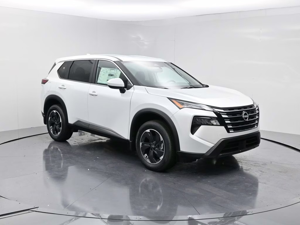2026 Everest White Pearl Tricoat Nissan Rogue SV FWD SUV