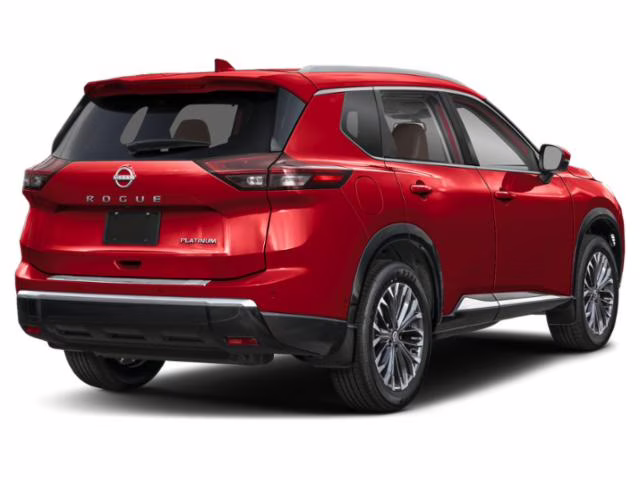 2025 Scarlet Ember Tintcoat Nissan Rogue Platinum FWD SUV