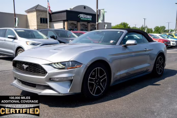 2022 Silver Metallic Ford Mustang EcoBoost Premium RWD Convertible