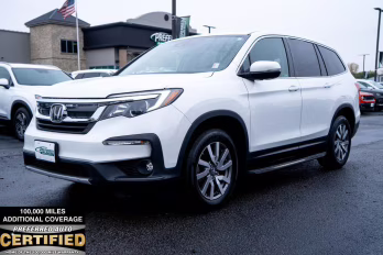 2022 Platinum White Pearl Honda Pilot EX-L AWD SUV