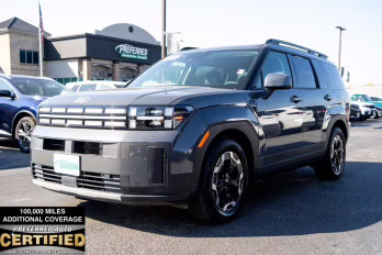 2025 Ecotronic Gray Hyundai Santa Fe SEL AWD SUV