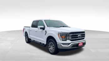 2021 Oxford White Ford F-150 Lariat 4X4 Truck