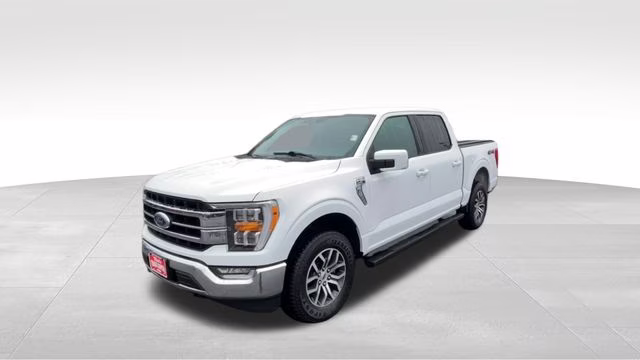 2021 Oxford White Ford F-150 Lariat 4X4 Truck