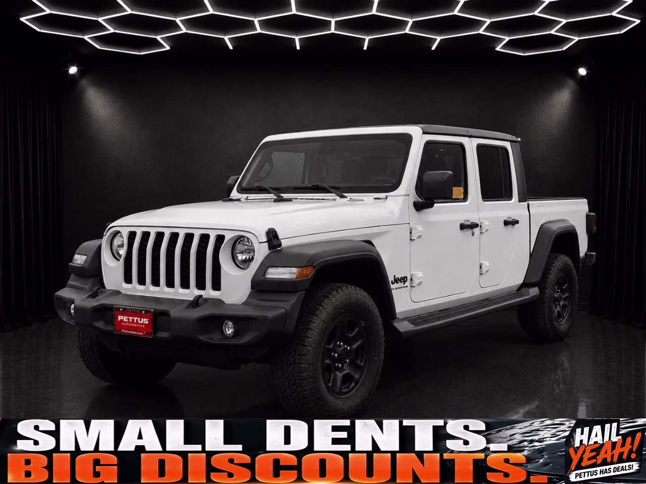 2020 Bright White Clearcoat Jeep Gladiator Sport 4X4 Truck