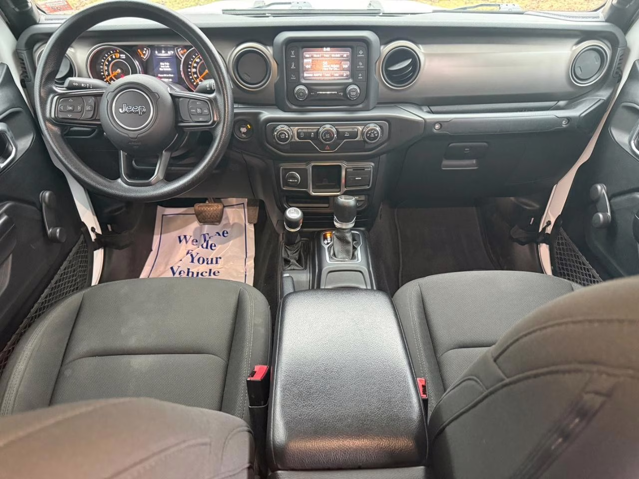 2020 Bright White Clearcoat Jeep Gladiator Sport 4X4 Truck