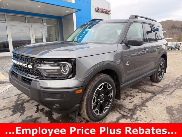 2025 Carbonized Gray Metallic Ford Bronco Sport Outer Banks 4X4 SUV