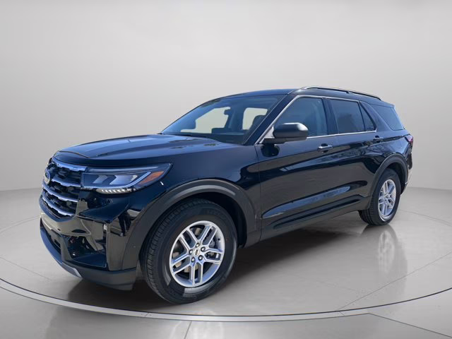 2026 Agate Black Metallic Ford Explorer Active RWD SUV