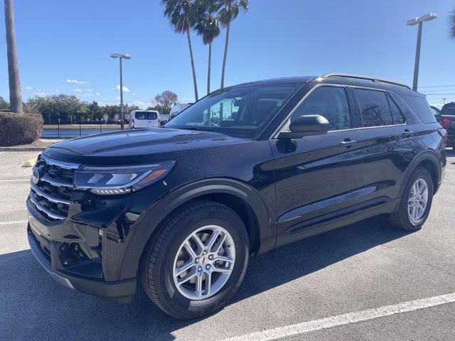 2026 Agate Black Metallic Ford Explorer Active RWD SUV