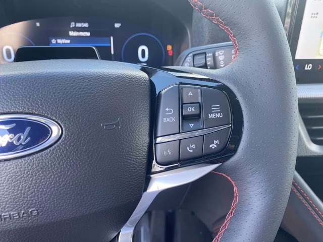 2026 Rapid Red Metallic Tinted Clearcoat Ford Explorer ST-Line RWD SUV