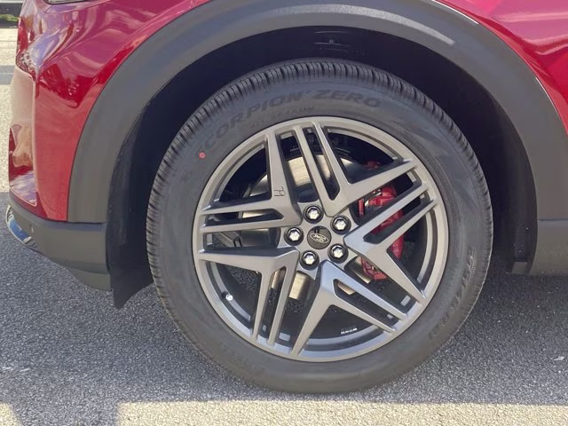 2026 Rapid Red Metallic Tinted Clearcoat Ford Explorer ST-Line RWD SUV