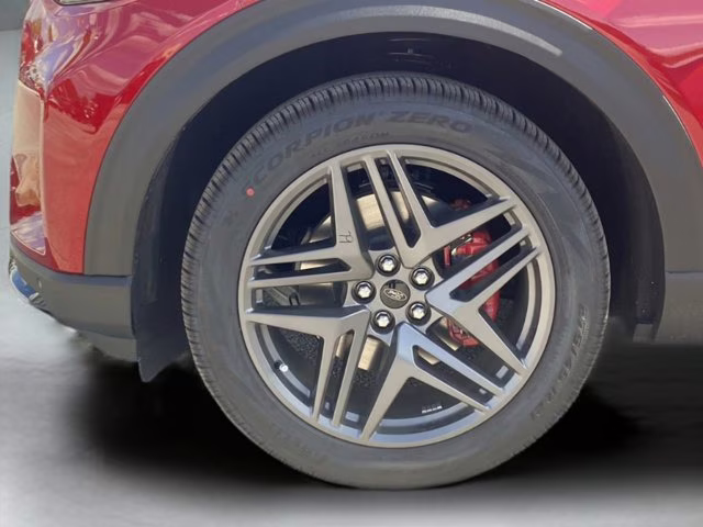 2026 Rapid Red Metallic Tinted Clearcoat Ford Explorer ST-Line RWD SUV