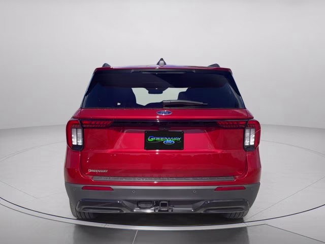 2026 Rapid Red Metallic Tinted Clearcoat Ford Explorer ST-Line RWD SUV