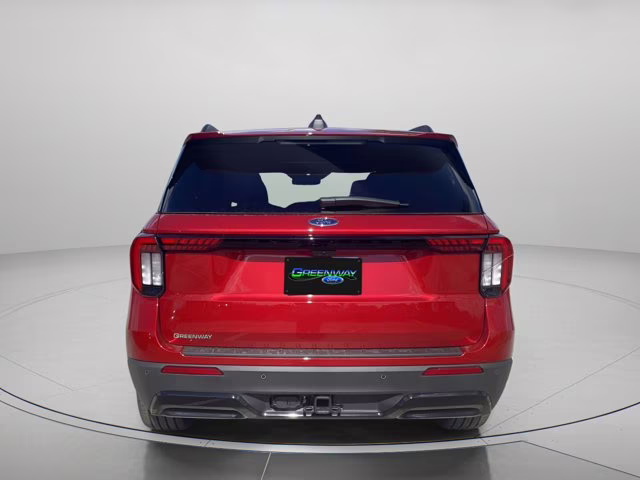 2026 Rapid Red Metallic Tinted Clearcoat Ford Explorer ST-Line RWD SUV