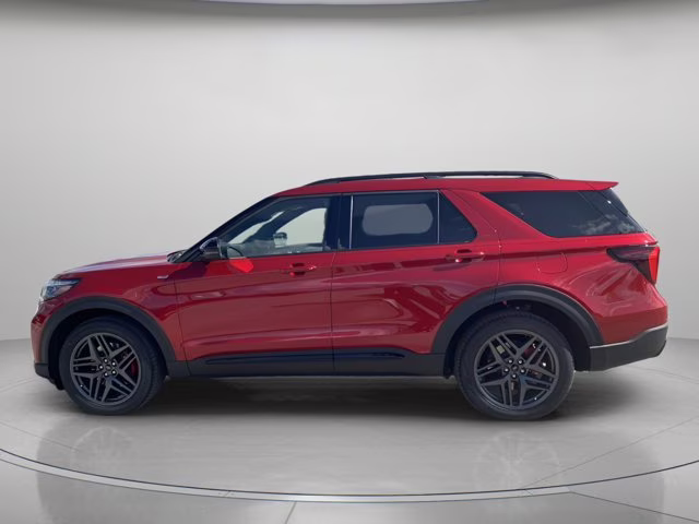 2026 Rapid Red Metallic Tinted Clearcoat Ford Explorer ST-Line RWD SUV