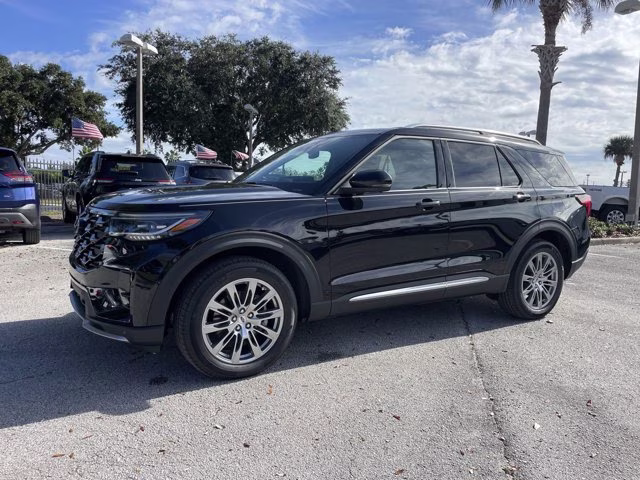 2026 Agate Black Metallic Ford Explorer Platinum 4X4 SUV