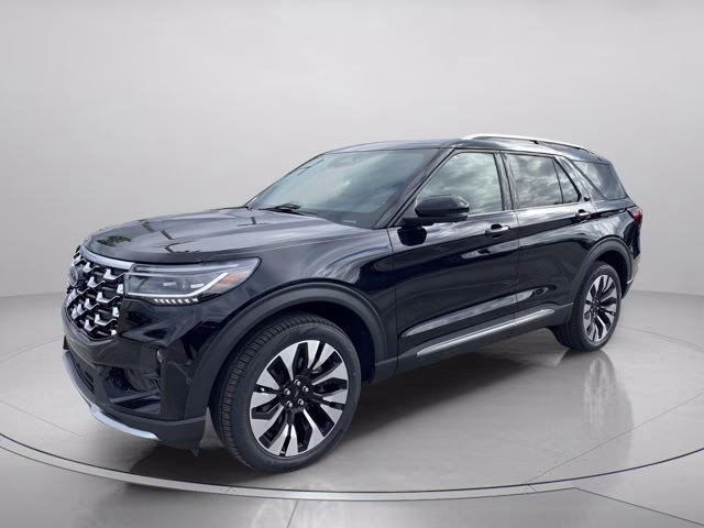2026 Agate Black Metallic Ford Explorer Platinum 4X4 SUV
