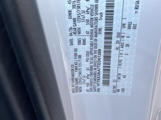 2026 Oxford White Ford Super Duty F-350 SRW XL RWD Truck