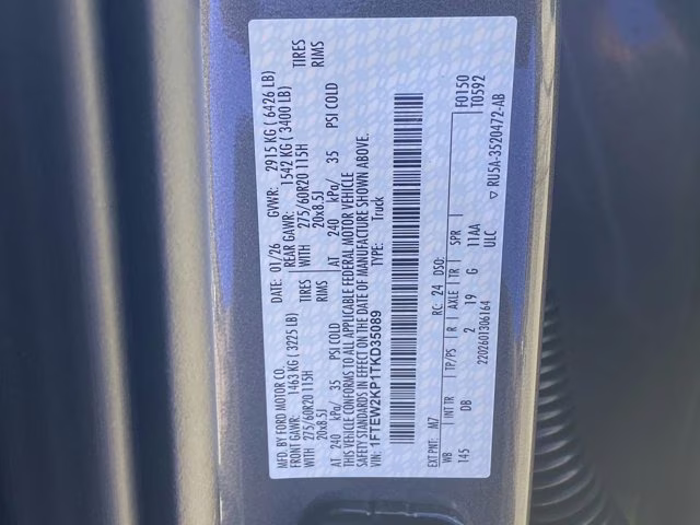 2026 Carbonized Gray Metallic Ford F-150 STX RWD Truck