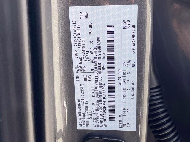 2026 Carbonized Gray Metallic Ford F-150 STX RWD Truck