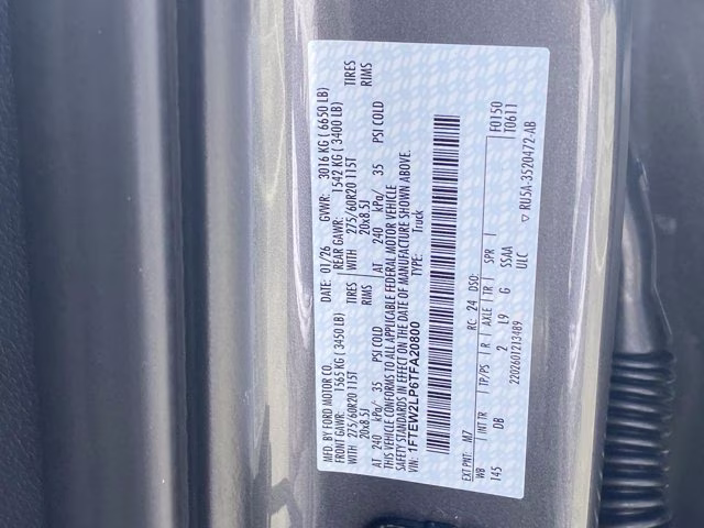 2026 Carbonized Gray Metallic Ford F-150 STX 4X4 Truck