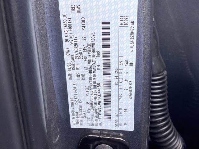 2026 Carbonized Gray Metallic Ford F-150 STX 4X4 Truck