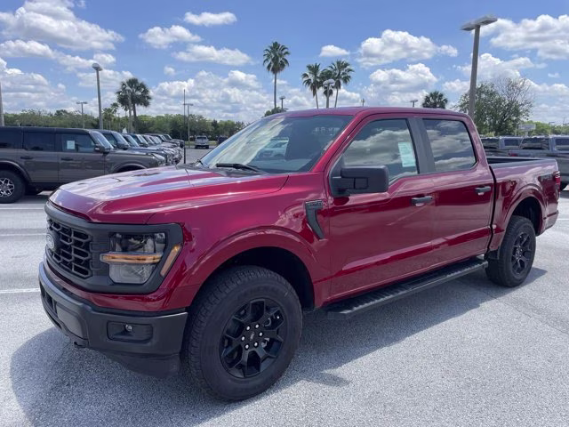 2026 Ruby Red Metallic Tinted Clearcoat Ford F-150 STX 4X4 Truck