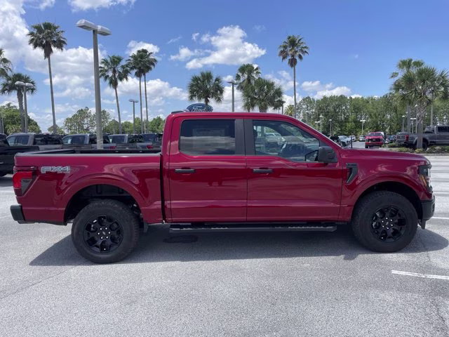 2026 Ruby Red Metallic Tinted Clearcoat Ford F-150 STX 4X4 Truck