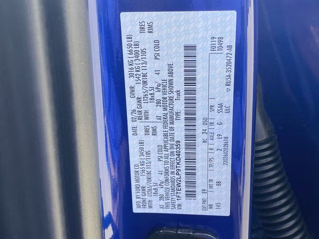2026 Argon Blue Metallic Ford F-150 STX 4X4 Truck