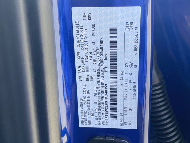 2026 Argon Blue Metallic Ford F-150 STX 4X4 Truck