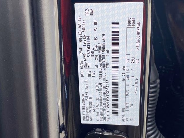 2026 Agate Black Metallic Ford F-150 STX 4X4 Truck