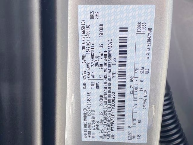 2026 Iconic Silver Metallic Ford F-150 XLT 4X4 Truck