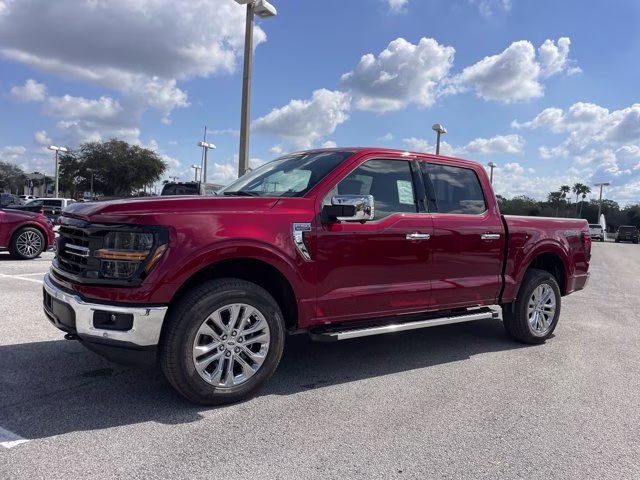 2026 Ruby Red Metallic Tinted Clearcoat Ford F-150 XLT 4X4 Truck