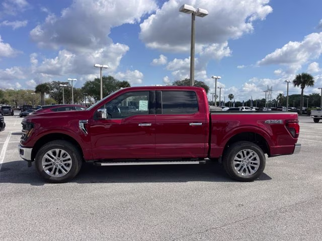 2026 Ruby Red Metallic Tinted Clearcoat Ford F-150 XLT 4X4 Truck