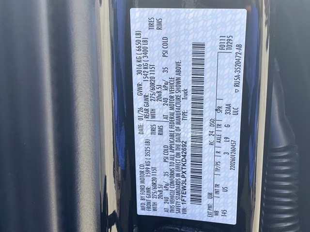 2026 Agate Black Metallic Ford F-150 XLT 4X4 Truck