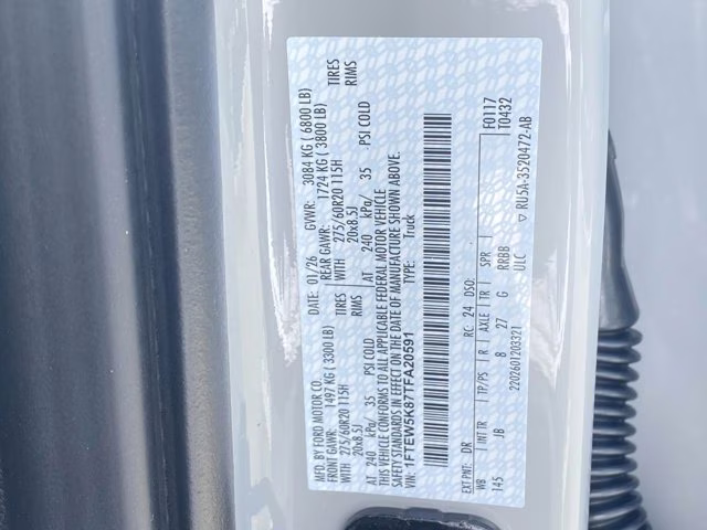 2026 Avalanche Ford F-150 LARIAT RWD Truck