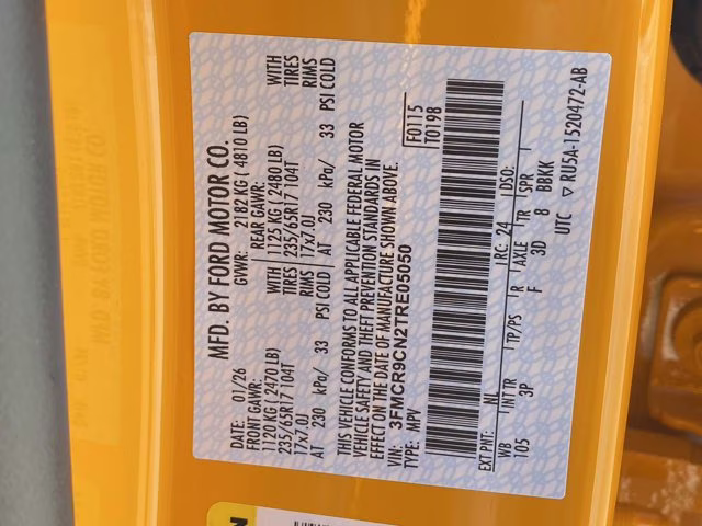 2026 Orange Fury Metallic Tri-Coat Ford Bronco Sport Outer Banks 4X4 SUV