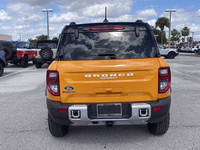2026 Orange Fury Metallic Tri-Coat Ford Bronco Sport Badlands 4X4 SUV